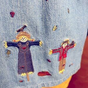 VTG Christopher & Banks Fall Denim Jacket